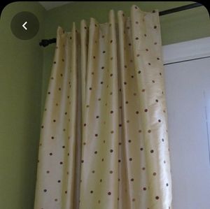 Gorgeous Pier 1 Imports Polka Dot Window Panels